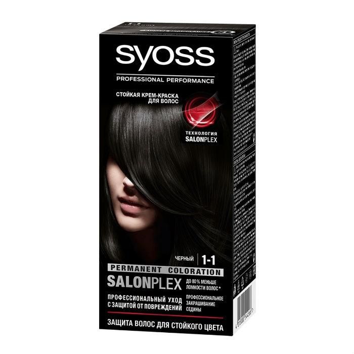 SYOSS Color Краска для волос 1-1 черный 115мл