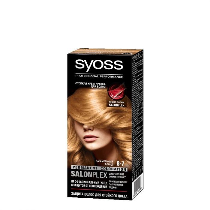 SYOSS Color Краска для волос 8-7 Карамельный Блонд 115мл