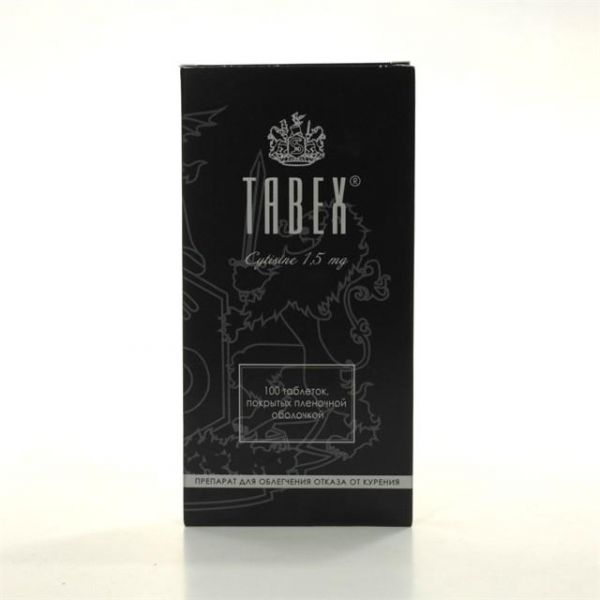 Табекс таблетки 1.5 мг, 100 шт.