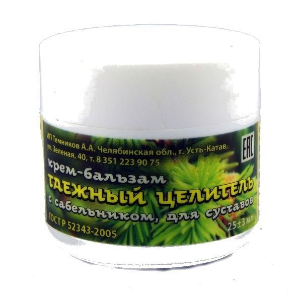 Таежный целитель Бальзам для суставов 25 мл Таежный целитель Бальзам для суставов 25 мл