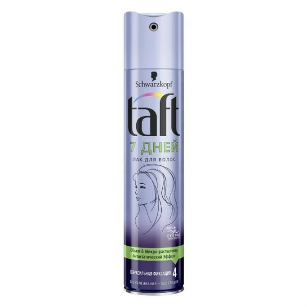 Taft Лак для волос 7 Дней сверхсильная фиксация 225мл