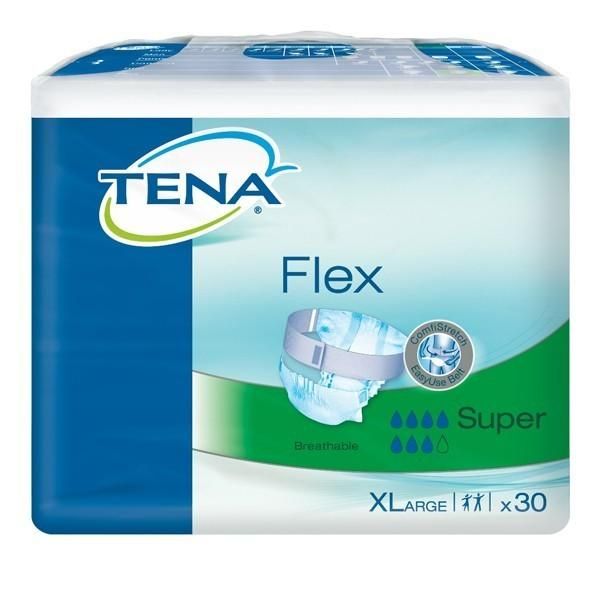 Tena Flex Super подгузники для взрослых разм. XL (105-153 см) 30 шт.