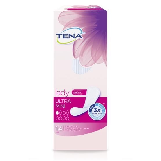 Tena Lady Ultra Mini прокладки урологические 14 шт.