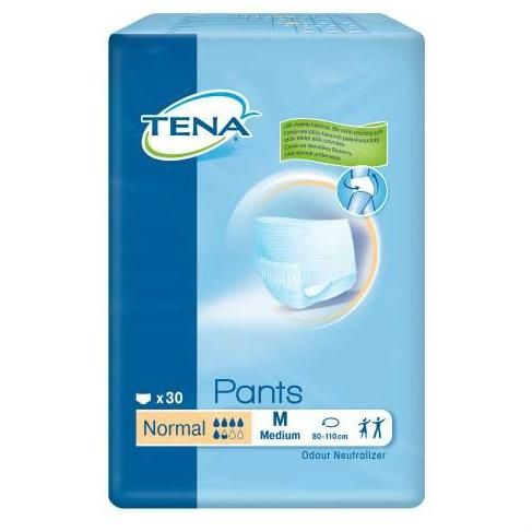 Tena Pants Normal подгузники для взрослых (трусы) разм.M (80-110 см) 30 шт.