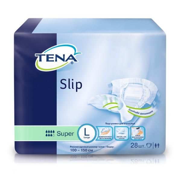 Tena Slip Super подгузники для взрослых разм.L (92-144 см) 28 шт.