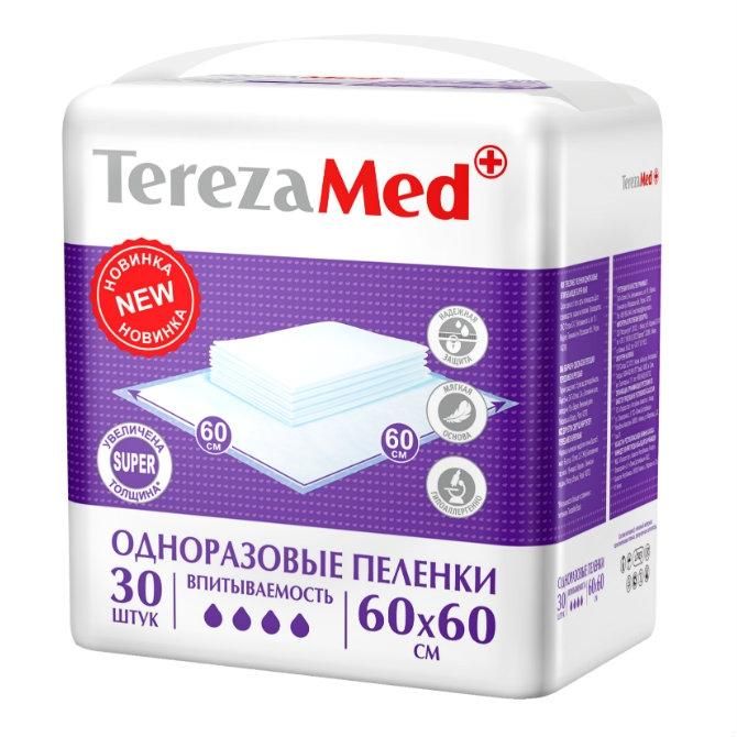 TerezaMed Пеленки одноразовые Super 60x60 30 шт