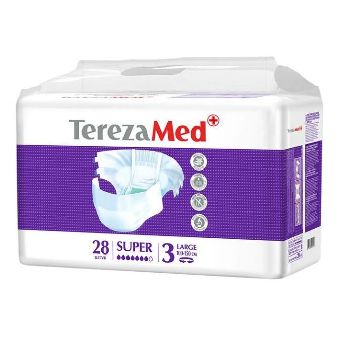 TerezaMed Подгузники для взрослых Large Super 28 шт