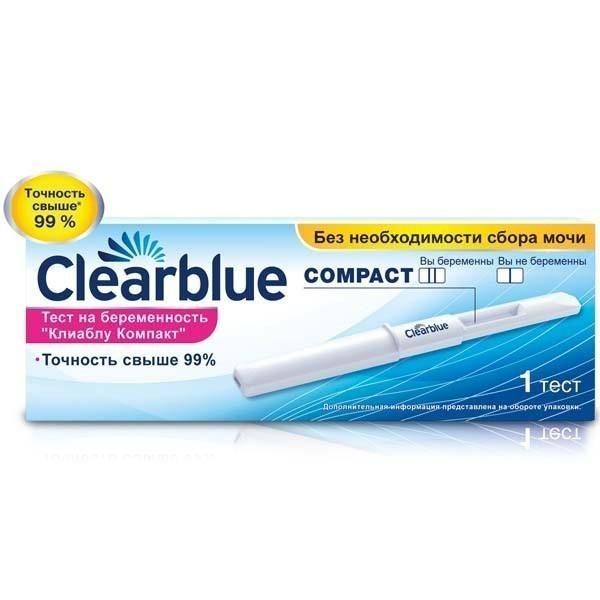 Тест на беременность Clear Blue Compact 1