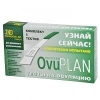 Тест на овуляцию Ovuplan тест-полоски, 5 шт.