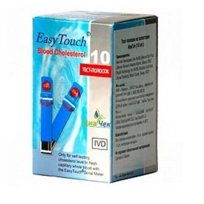 Тест-полоски EasyTouch холестерин 10 шт.