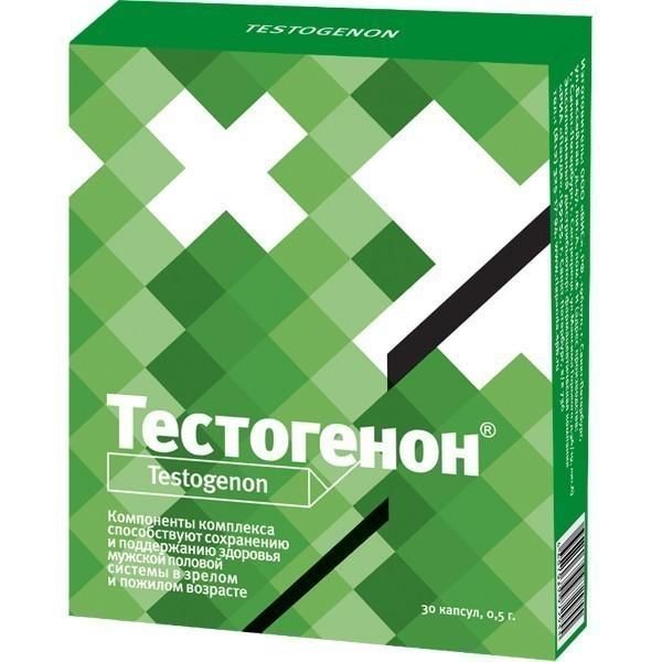 Тестогенон капсулы 0,5 г 30 шт.