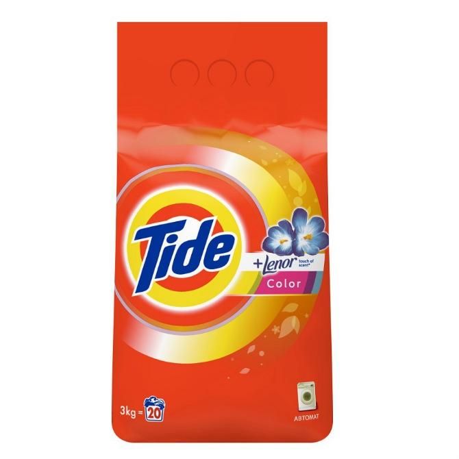 Tide стиральный порошок Color Lenor Touch of Scent автомат 3кг