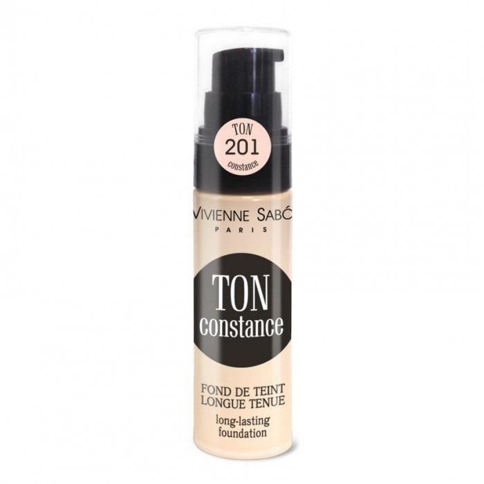 Тональный крем Vivienne Sabo устойчивый Long Lasting Foundation Fond de teint longue tenue Ton Constance тон shade 201 25мл