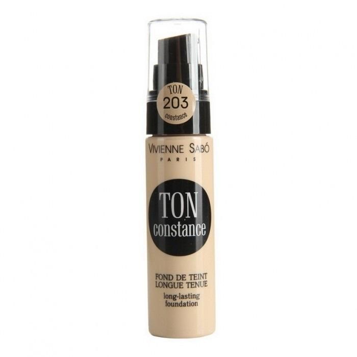 Тональный крем Vivienne Sabo устойчивый Long Lasting Foundation Fond de teint longue tenue Ton Constance тон shade 203 25мл