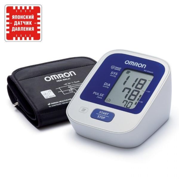 Тонометр Omron М2 Classic HEM-7122-LRU универсальная манжета