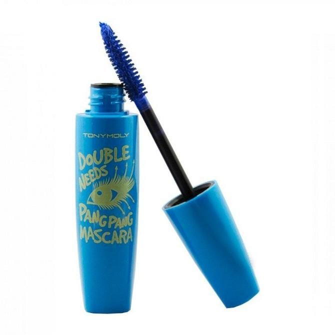 Tony Moly Тушь для ресниц double needs pangpang mascara Blue синяя 12г синяя