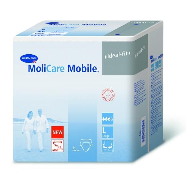 Трусы-подгузники МолиКар Мобайл/MoliCare Mobile ideal-fit разм.L 14 шт.