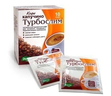 Турбослим кофе капучино саше, 10 шт.