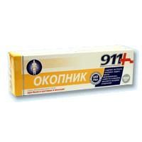 911 окопник гель-бальзам д/тела туба 100мл