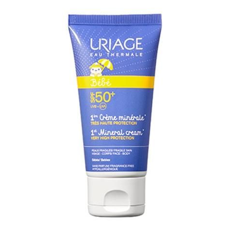 Uriage 1ers Soins Bebe Первый минеральный крем SPF50+ 50 мл 50 мл