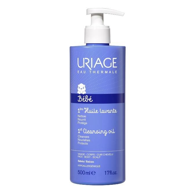 Uriage Baby 1st Cleansing Первое очищающее пенящееся масло 500 мл