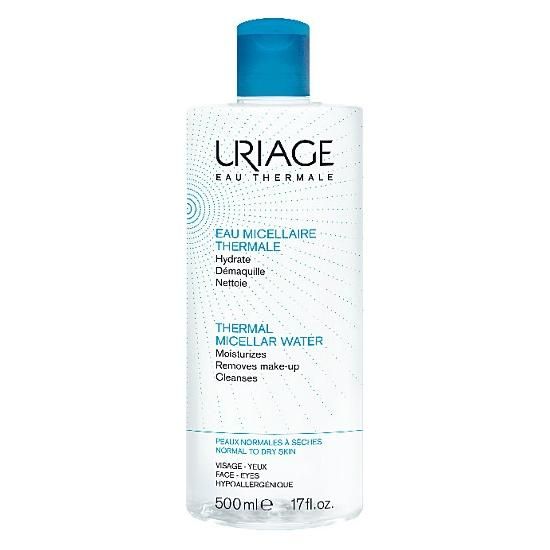 Uriage Thermal Micellar Water мицеллярная вода очищающая для сухой и нормальной кожи 500 мл