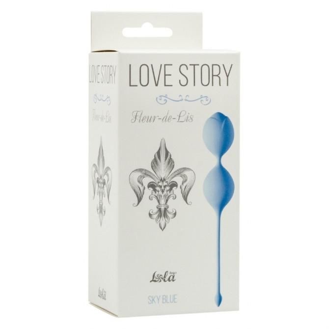 Вагинальные шарики Love Story Fleur-de-lisa Sky Blue 1 уп.