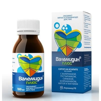 Валемидин плюс сироп 100 мл Валемидин плюс сироп 100 мл
