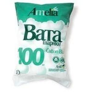 Ватные шарики Амелия 100 шт. Ватные шарики Амелия 100 шт.