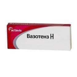 Вазотенз Н таблетки покрыт.плен.об.100 мг+25 мг 30 шт.