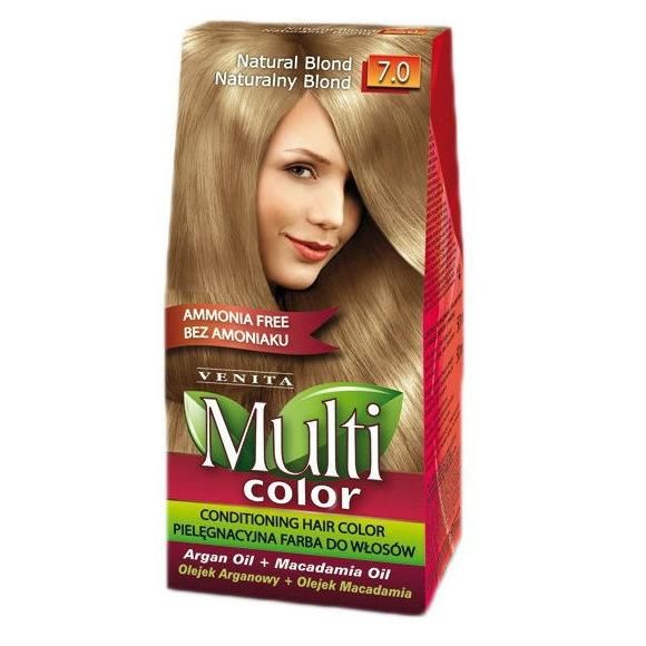 Venita Краска для волос Multi Color 7.0 Натуральный блондин 150 г