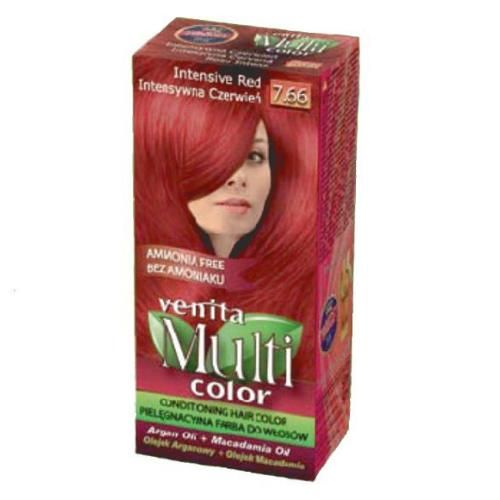 Venita Краска для волос Multi Color 7.66 Интенсивный красный 150 г