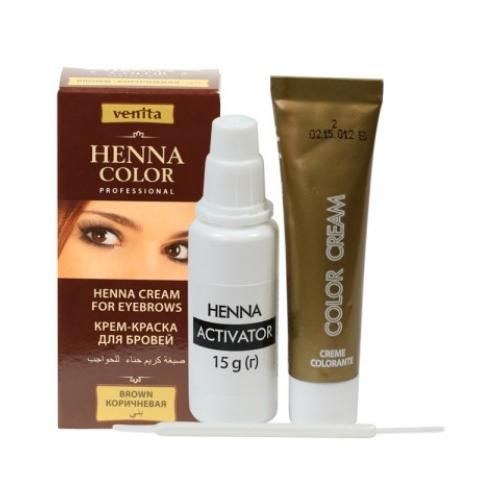 Venita Крем-краска для бровей Venita Henna Color Proffessional Коричневая 15 мл