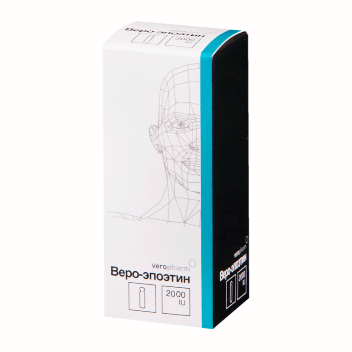Веро-Эпоэтин лиофилизат д/пригот р-ра д/вен. и подкожн введ 2 тыс. МЕ флакон 1 шт.