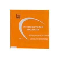 Аскорбиновая кислота пакетики, 2,5 г Аскорбиновая кислота пакетики, 2,5 г