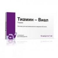 Тиамин-виал ампулы 5%, 1 мл, 10 шт. Тиамин-виал ампулы 5%, 1 мл, 10 шт.