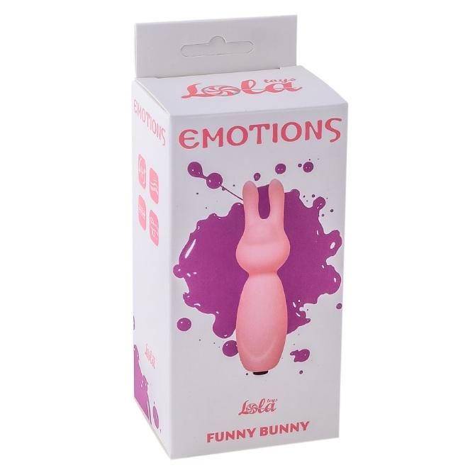 Вибратор-мини Emotions Funny Bunny Light pink розовый 1 уп.