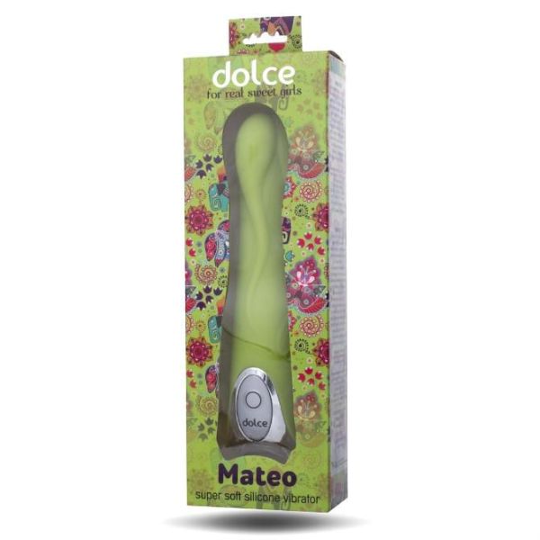 Вибратор ToyFa Dolce Mateo Fresh lime зеленый 1 шт.