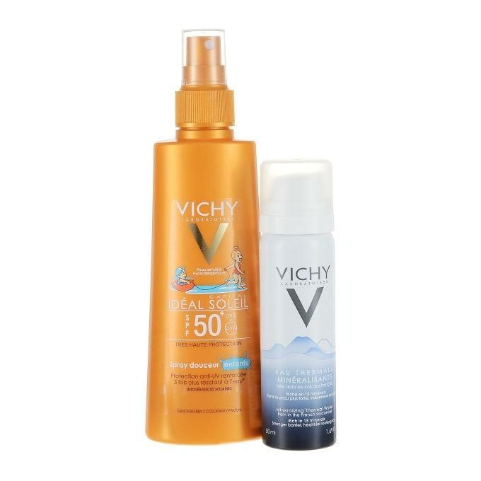 Vichy Capital Ideal Soleil спрей детский SPF50+ 200 мл+подарок термальная вода 50 мл