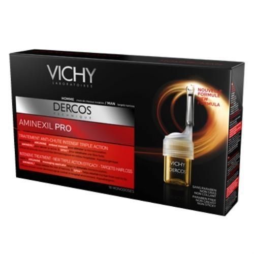 Vichy Dercos Aminexil Pro интенсивное средство п/выпад.волос д/мужчин ампулы 12 шт.