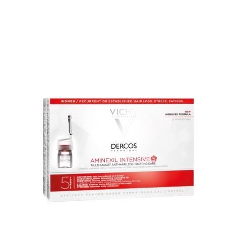 Vichy Dercos Aminexil Средство против выпадения волос для женщин ампулы 2х21 шт.