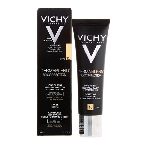 Vichy Dermablend 3D тональная основа корректирующий макияж тон 15 30 мл