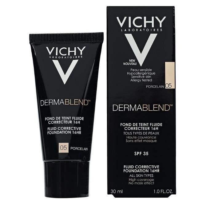 Vichy Dermablend корректирующий тональный флюид тон 05 натуральный 30мл