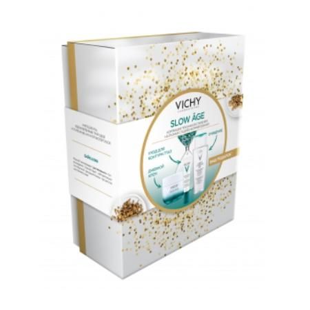 Vichy набор Slow Age крем укрепляющий 50 мл+Слоу Аж уход д/глаз 15 мл+мицеллярный лосьон Purete Thermale 3в1 1 уп.