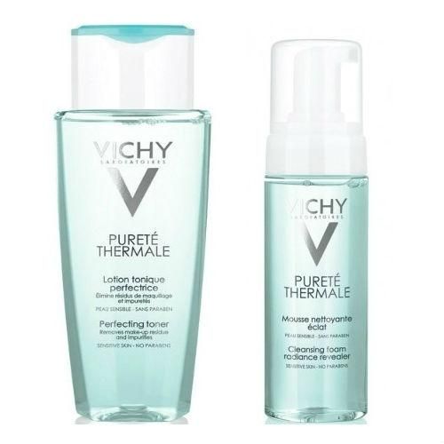 Vichy Purete Thermale набор Тоник 200 мл+Пенка очищающая 150 мл 1 уп.