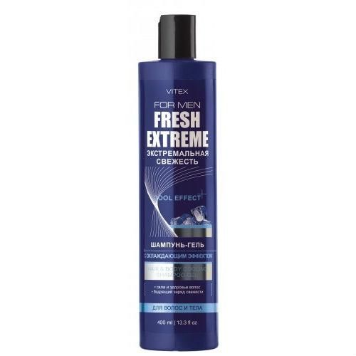 Vitex For Men Fresh Extreme Шампунь-гель с охлаждающим эффектом для волос и тела 400мл