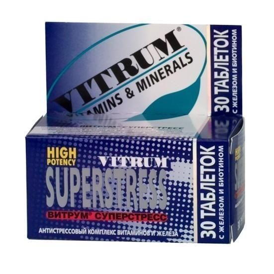 Витрум суперстресс таблетки, 30 шт. Витрум суперстресс таблетки, 30 шт.