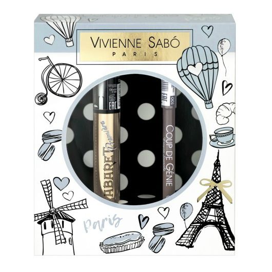 Vivienne Sabo Подарочный набор (Тушь Cabaret premiere тон 01+Карандаш для бровей тон 001) 1 шт Vivienne Sabo Подарочный набор (Тушь Cabaret premiere тон 01+Карандаш для бровей тон 001) 1 шт