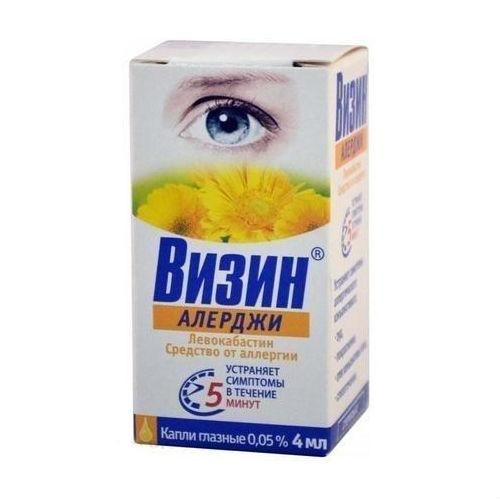 Визин Алерджи капли глазные 0,05% 4 мл Визин Алерджи капли глазные 0,05% 4 мл