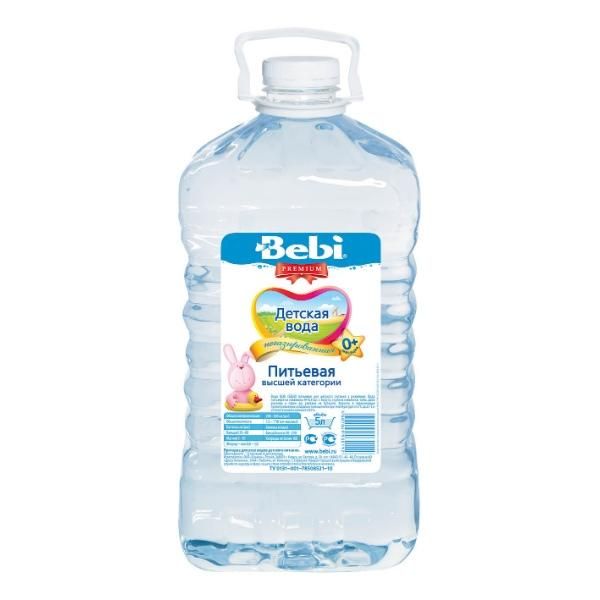 Вода Беби (Bebi) детская питьевая с 0 мес. 5 л 1шт. Вода Беби (Bebi) детская питьевая с 0 мес. 5 л 1шт.